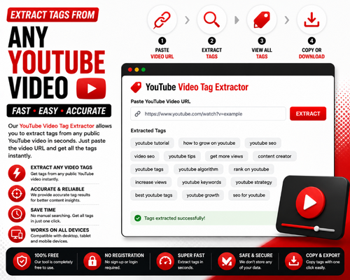 YouTube Tags Extractor