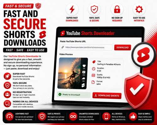 Fast and Secure Shorts Downloads