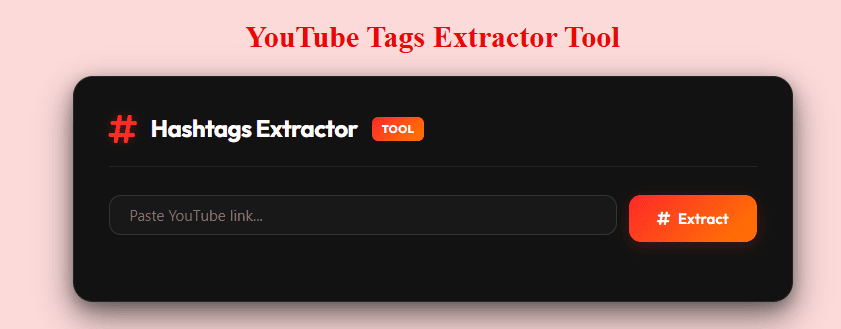 yt tag extract​